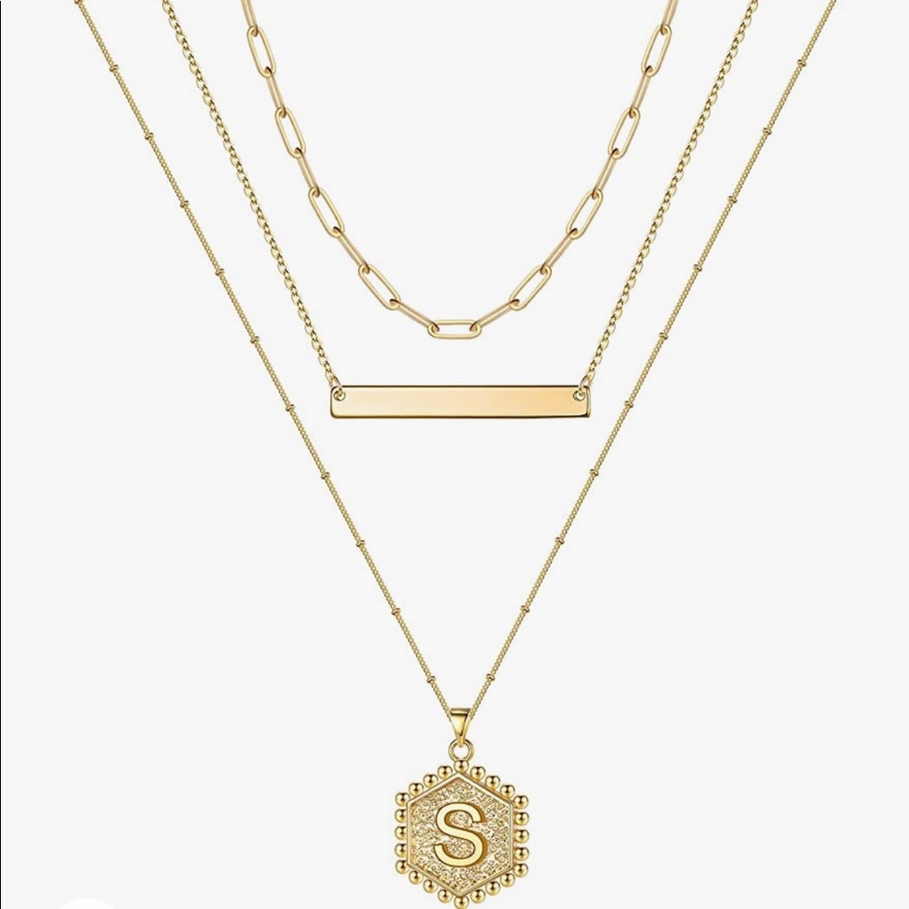 Gold Plated Layered Necklace